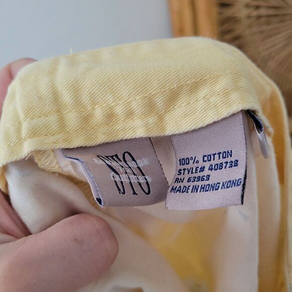 Vintage Susquehanna Trail Outfitters Wrap Mini Skirt Yellow Daisy Floral 8 - Picture 2 of 11